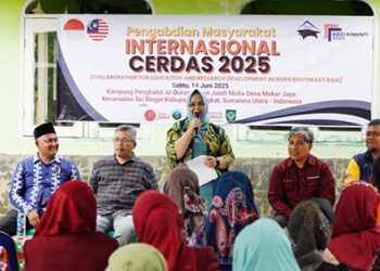 Syah Afandin Dukung Pengabdian Internasional Cerdas 2025, Pererat Kolaborasi Langkat–Malaysia