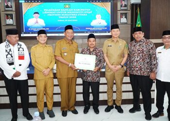 Bupati Langkat Lepas 14 Kafilah STQH: Jadikan Al-Qur’an Sebagai Nafas Kehidupan