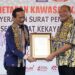 Syah Afandin Terima Sertifikat KIK, Kukuhkan Kampung Batik Brandan sebagai Kawasan Karya Cipta