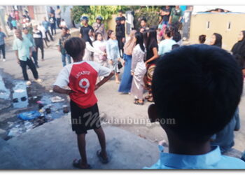 Dua Wartawan Saat Meliput Bentro Diancam Pemuda Lorong Melati