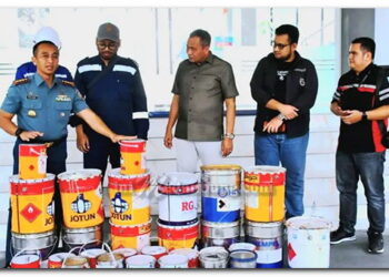 Lantamal I Mengamankan Barang Curian di Perairan Belawan