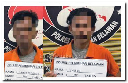 Satu Pengedar & Tiga Pemakai Sabu Ditangkap Satnarkoba Polres Pelabuhan Belawan