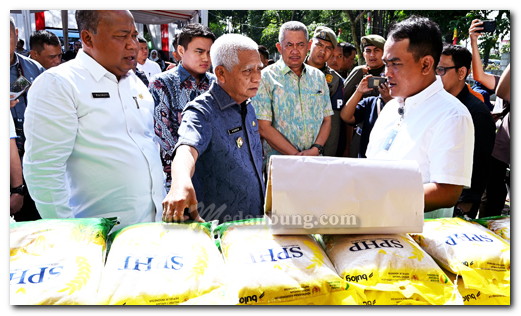 Dukung Gerakan Pangan Murah Serentak Nasional, Sumut Gelar Pasar Murah di 394 Titik Lokasi di 33 Kabupaten/Kota