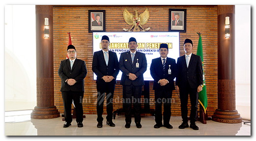 Bobby Nasution Lantik Dewas PD AIJ dan Dua Direksi Perumda Tirtanadi *Tekankan tentang Pelayanan Masyarakat hingga Investor