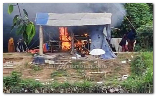 Puluhan IRT “Ngamuk” Bakar Sarang Narkoba di Marelan
