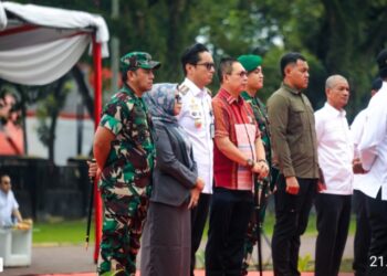 Rico Waas Hadiri Apel Gelar Pasukan Patroli Gabungan Simpatik untuk Indonesia Damai