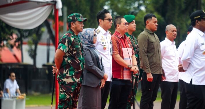 Rico Waas Hadiri Apel Gelar Pasukan Patroli Gabungan Simpatik untuk Indonesia Damai