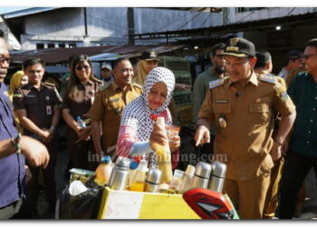 Wali Kota Tebing Tinggi Tinjau Pasar Inpres, Tegaskan Tidak Ada Relokasi Pedagang Pada Pelaksanaan Revitalisasi Pasar