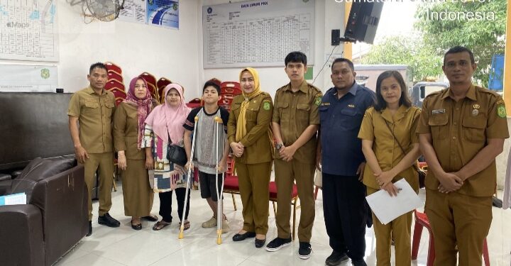 Dinas Sosial Medan Salurkan Alat Bantu bagi Penyandang Disabilitas
