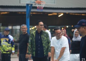 Rico Waas dan Zakiyuddin Harahap Olahraga bersama DPK IKAPTK Kota Medan, Perkuatan Sinergitas untuk Membangun Kota