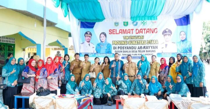 Bupati Langkat Dukung Posyandu Teluk Bakung Wakili Langkat di Tingkat Provinsi