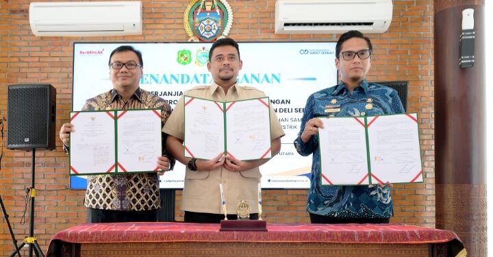 Kelola Sampah Jadi Energi, Bobby Nasution Teken Kesepakatan dengan Wali Kota Medan dan Bupati Deliserdang