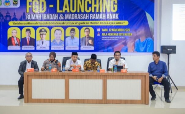 Pemko Medan Apresiasi FGD Sekaligus Launching Rumah Ibadah dan Madrasah Ramah Anak Yang Diinisiasi GPI