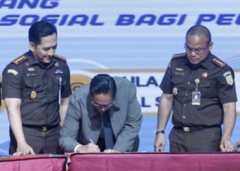 Disaksikan Plt Sekretaris Jaksa Agung MudaTipidum, Rico Waas Tandatangani Mou dan Perjanjian Kerjasama Terkait Pelaksana Pidana Kerja Sosial
