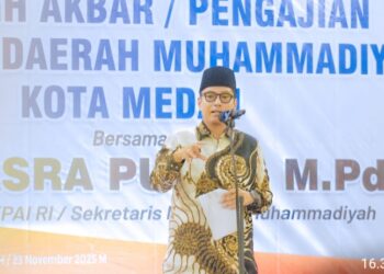 Hadiri Tabligh Akbar Milad Muhammadiyah ke-113, Rico Waas Dorong Sinergitas Wujudkan Kesejahteraan Bangsa