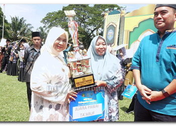 Wabup Tiorita Tutup MTQ 58 Langkat di Sawit Seberang, PT LNK Raih Juara Umum