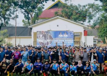 3.000 Personel dari 21 Kecamatan Gotong Royong Raya di Medan Helvetia