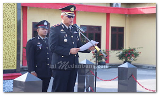 Polres Pelabuhan Belawan Menggelar Upacara Memperingati Hari Ibu ke-97