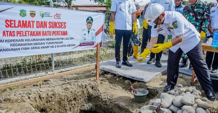 Peletakan Batu Pertama Koperasi Merah Putih, Rico Waas: Koperasi adalah Pembangunan Harapan dan Kemandirian