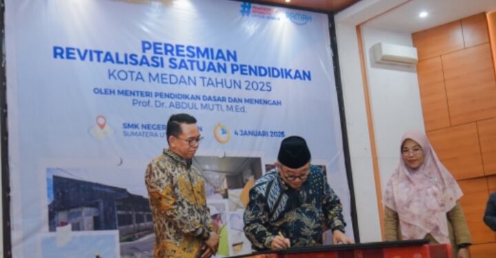 Saat Kunjungan Mendikdasmen, Wakil Wali Kota Minta Penambahan Revitalisasi Sekolah 
