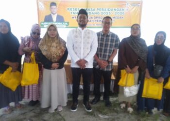 Reses V Masa Persidangan II Tahun 2026, Hadi Suhendra di Belawan Berbagi Sembako