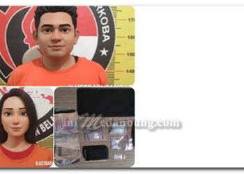 Janda dan Duda Mengedarkan Sabu di Desa Manunggal Ditangkap Polisi