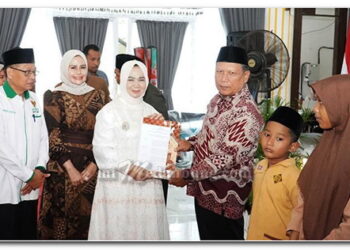 Bupati Langkat Salurkan ZIS Baznas 2026, Siswa dan Guru Ngaji Terdampak Banjir Terima Bantuan