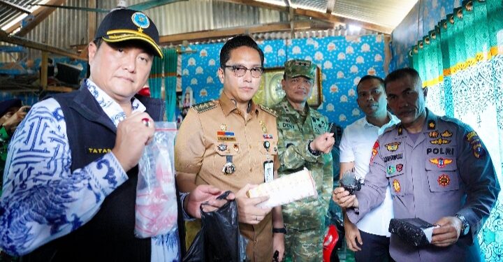 Usai Rapat di Mako Kodaeral, Rico Waas Bersama Aparat Gabungan Sisir Lokasi Diduga Rawan Narkoba di Belawan