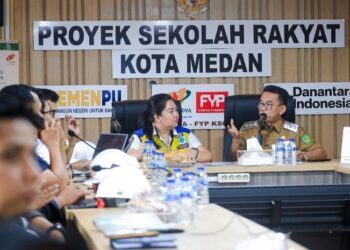 Tinjau Pembangunan Sekolah Rakyat, Zakiyuddin Harahap Tekankan Percepatan dan Koordinasi Lintas Sektor