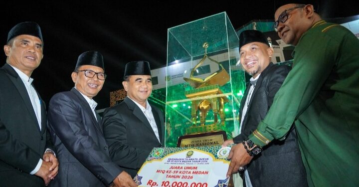 Resmi Ditutup, Medan Selayang Juara Umum MTQ Ke-59 Kota Medan
