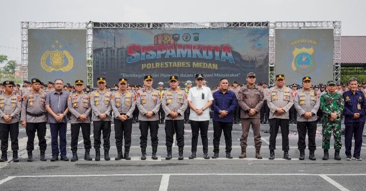 Deklarasi Sabuk Kamtibmas, Rico Waas Apresiasi Kesiapan Polri Jaga Kondusivitas Medan Lewat Simulasi Sispamkota