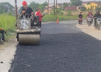 Warga Medan Johor Apresiasi Pengaspalan Jalan Speksi Kanal: Kini Lebih Nyaman dan Tak Ada Lubang