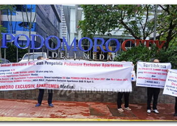 Tuntut Sertifikat, Minta Kejati dan KPK Turun Tangan Penghuni Apartemen City Deli Medan “unjukrasa” Pengembang