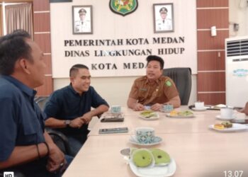 Perkuat Sinergitas dengan DLH, Wartawan Pemko Medan Siap Dukung Program Rico Waas Wujudkan Kota Bersih