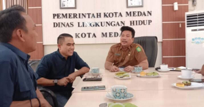 Perkuat Sinergitas dengan DLH, Wartawan Pemko Medan Siap Dukung Program Rico Waas Wujudkan Kota Bersih