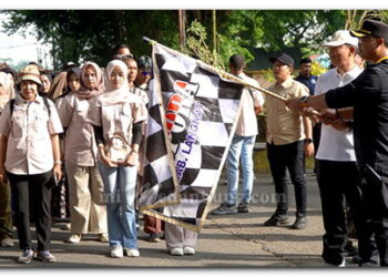 Pemkab Langkat Hadirkan May Day Harmonis, Para Buruh Meriahkan Gerak Jalan di Langkat