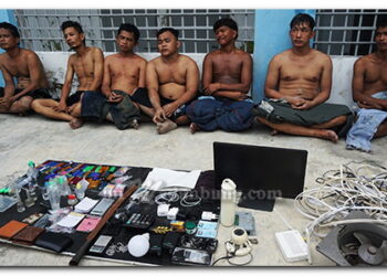 Tujuh Ditangkap Pomal Kodaeral I Gerebek Sarang Narkoba di Belawan