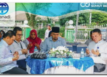 Dirut Perumda Tirtanadi Serahkan 13 Ekor Hewan Sapi Kurban