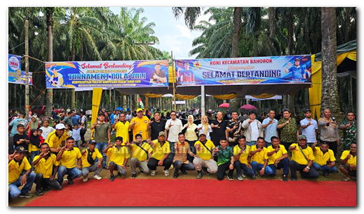 Dibuka Wakil DPP Golkar Pusat, 16 Tim Ikuti turnamen Voli Ketua PBVSI Langkat
