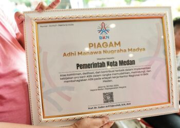 Impelementasi Kebijakan Pro – Karir ASN Berbuah Manis, Pemko Medan Raih Penghargaan Bergengsi Adhi Manawa Nugraha Madya