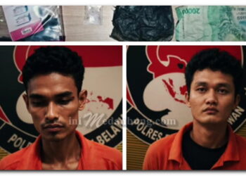 Dua Pengedar Sabu di Marelan Ditangkap Satnarkoba Polres Belawan