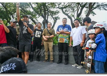 Saksikan Go Skateboarding Day 2026 di Medan, Bobby Nasution Dorong Penambahan Event dan Skatepark di Sumut