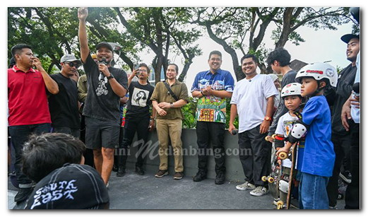 Saksikan Go Skateboarding Day 2026 di Medan, Bobby Nasution Dorong Penambahan Event dan Skatepark di Sumut