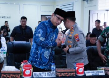Rico Waas Suarakan Semangat “Medan untuk Semua” di Doa Bersama Hari Bhayangkara ke- 80