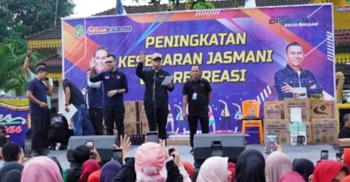 Semarak HUT ke-436 Kota Medan di Amplas, Wali Kota Medan Berkomitmen Benahi Infrastruktur dan Kesejahteraan Masyarakat