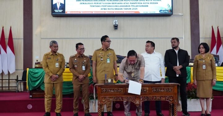 Ranperda Pertanggungjawaban Pelaksanaan APBD TA 2025 Disetujui, Wali Kota Medan Apresiasi Sinergitas Antara Legislatif dan Eksekutif
