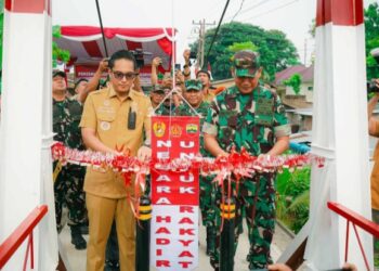 Pangdam I/BB dan Wali Kota Medan Resmikan Jembatan Perintis Garuda, Hubungkan Kembali Medan Polonia-Johor-Maimun