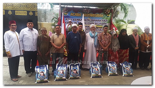 Yayasan Kbihu Al Mukhlisisn Belawan Tasyakuran Berangkat – Kembali Jemah Haji