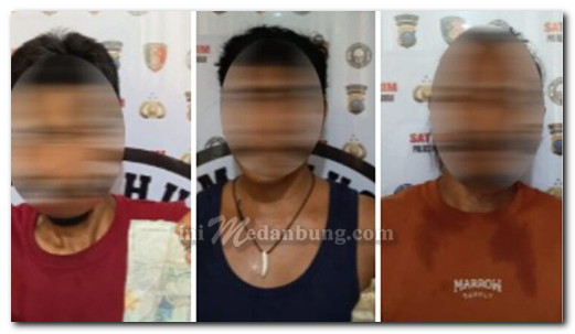 Polisi Tangkap Tiga Preman Saat Beraksi Memeras Sopir Truk di Belawan