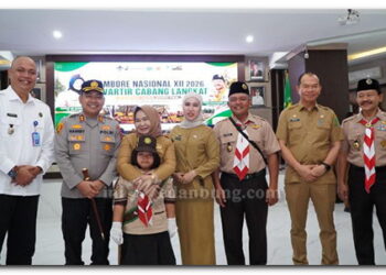 Plt. Bupati Tiorita Lepas 85 Kontingen Langkat ke Jambore Nasional XII
